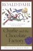 Book cover for Charlie and the chocolate factory.