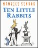 Book cover for "Ten little rabbits".