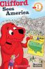 Book cover for "Clifford sees America".