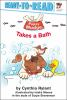 Book cover for "Puppy Mudge takes a bath".