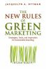 Book cover for "The new rules of green marketing".