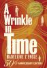 Book cover for A wrinkle in time.