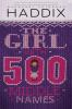 Book cover for "The girl with 500 middle names".