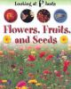 Book cover for "Flowers, fruits and seeds".