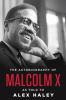 Book cover for "The autobiography of Malcolm X"