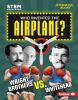 Book cover for "Who invented the airplane?".