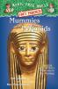 Book cover for "Mummies and pyramids".