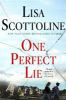 Book cover for "One perfect lie".