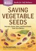 Book cover for "Saving vegetable seeds".