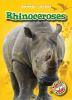 Book cover for "Rhinoceroses".