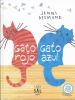 Book cover for "Gato Rojo, Gato Azul".