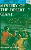 Book cover for "Mystery of the desert giant".