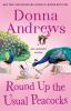 Book cover for "Round up the usual peacocks".