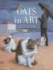 Book cover for "Cats in art".