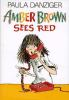 Book cover for "Amber Brown sees red".