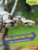 Book cover for "Boa constrictors".