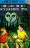 Book cover for "The clue of the screeching owl".