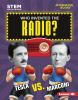 Book cover for "Who invented the radio?".