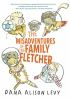 Book cover for The misadventures of the family Fletcher.