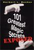 Book cover for "101 greatest magic secrets exposed".