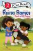 Book cover for Reina Ramos meets a big puppy.