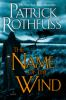 Book cover for "The name of the wind".