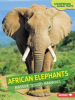 Book cover for "African Elephants".