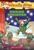 Book cover for "Singing sensation".