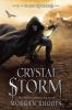 Book cover for "Crystal storm".