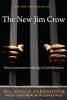 Book cover for "The new Jim Crow"