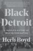 Book cover for "Black Detroit"